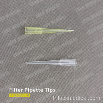 Conseils de pipette jetable pour le distributeur